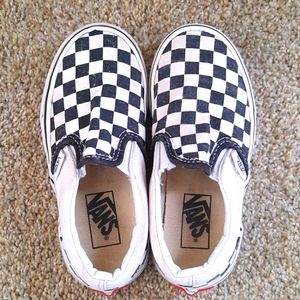 Kids Checkerboard Vans